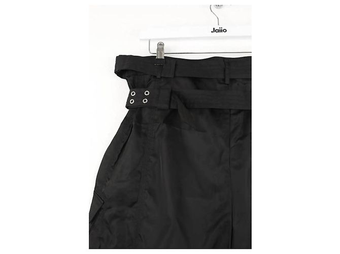 Ganni Black Bermuda - view 4