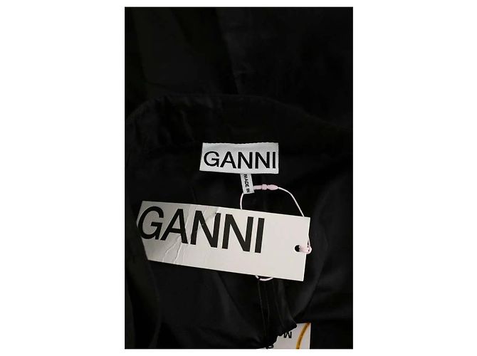 Ganni Black Bermuda - view 5
