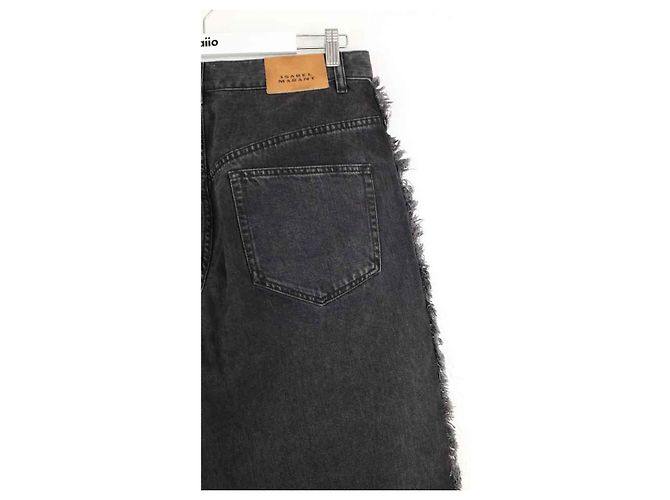 Isabel Marant Etoile Jeans anchos negros - vista 4