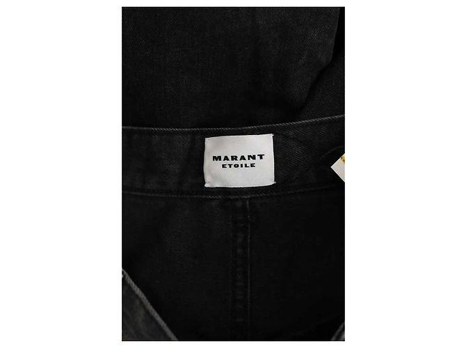 Isabel Marant Etoile Jeans anchos negros - vista 5