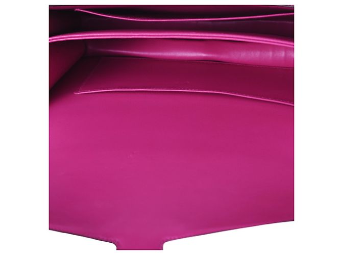 Hermès Constance Elan in Coccodrillo Porosus Rosa Scheherazade con Finiture in Oro Fuschia - vista 11