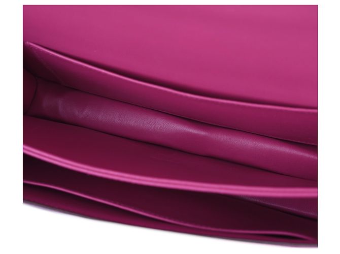 Hermès Constance Elan in Coccodrillo Porosus Rosa Scheherazade con Finiture in Oro Fuschia - vista 12
