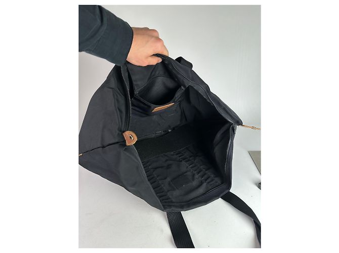 Vintage Courreges Reisetasche aus Polyester schwarz - Ansicht 3