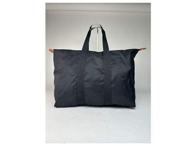 Vintage Courreges Reisetasche aus Polyester schwarz - Ansicht 9