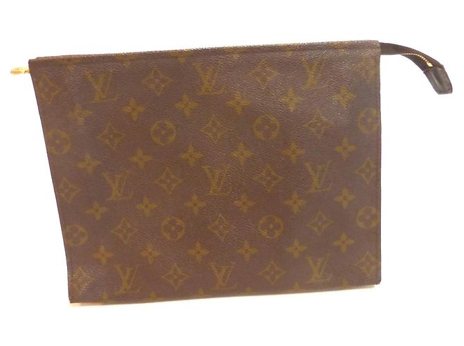 Louis Vuitton Pochete 26 Monograma - Anos 80 Marrom - vista 13