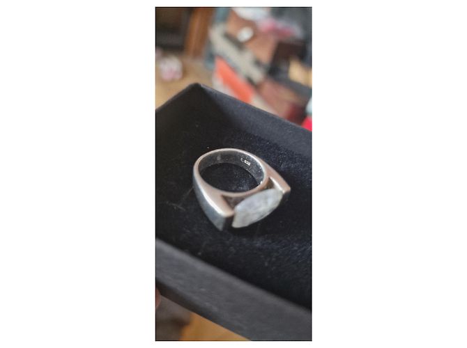 Clio Blue Émilienne Ring aus Silber mit Mondstein - Ansicht 11