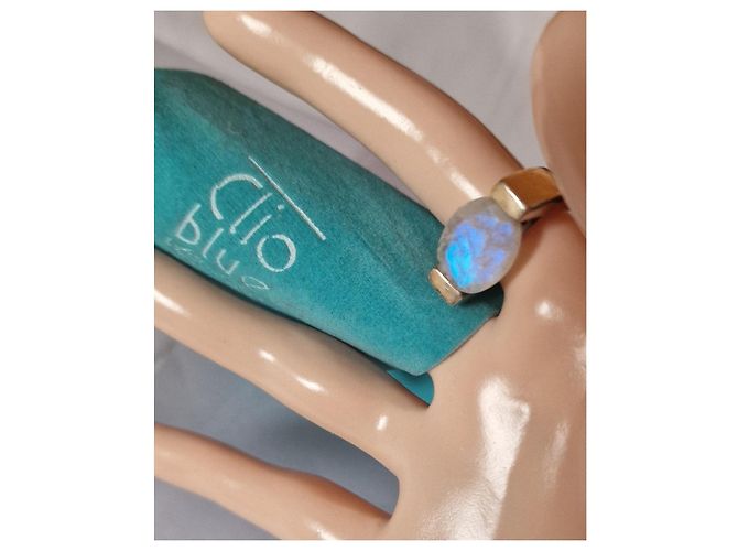 Clio Blue Émilienne Ring aus Silber mit Mondstein - Ansicht 3