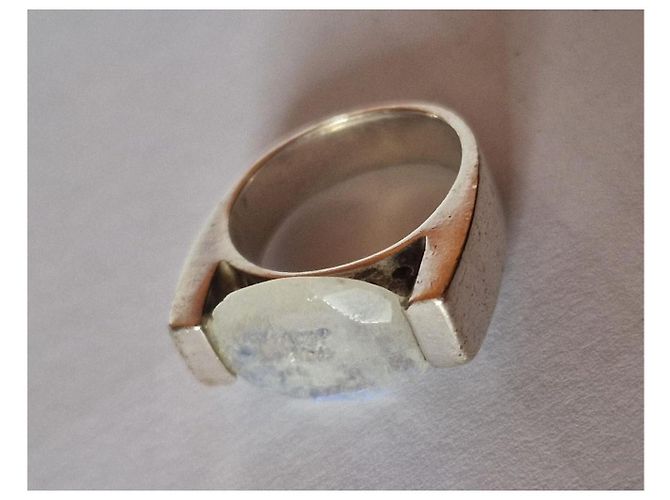 Clio Blue Émilienne Ring aus Silber mit Mondstein - Ansicht 7