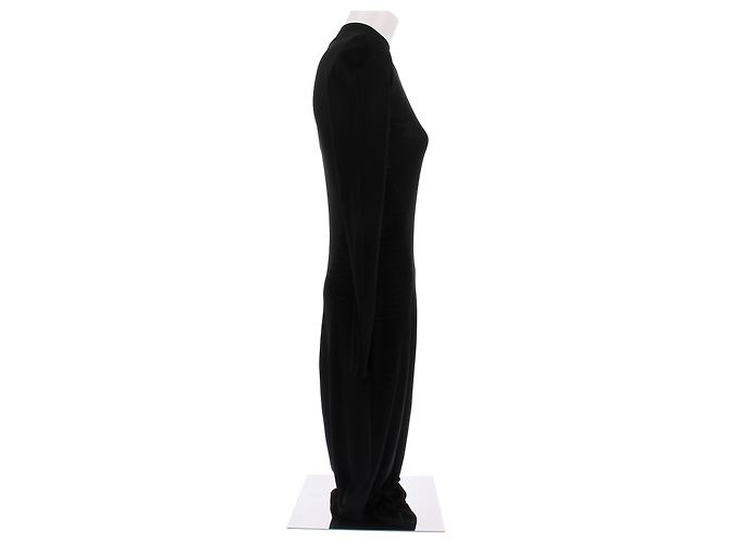 Alaïa Maxikleid Schwarz - Ansicht 3