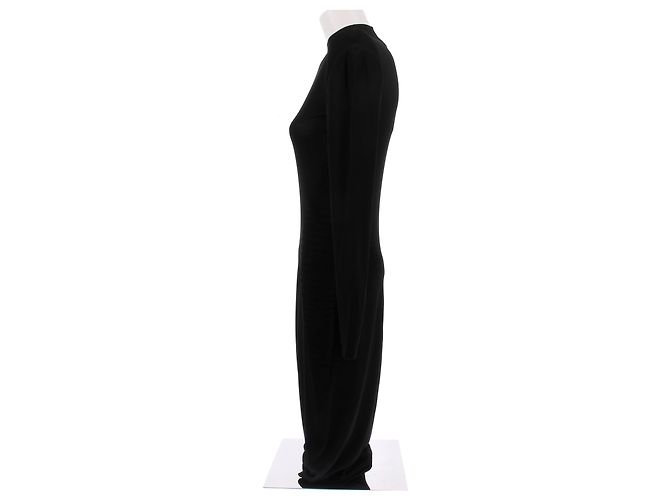 Alaïa Maxikleid Schwarz - Ansicht 4