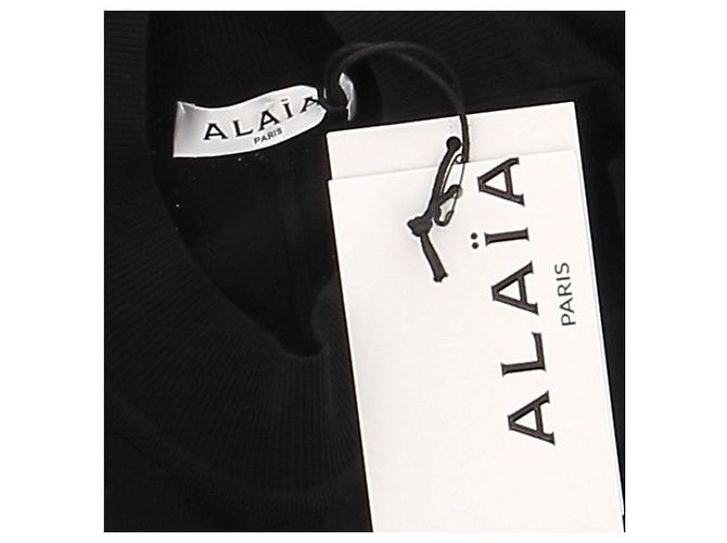 Alaïa Maxikleid Schwarz - Ansicht 5