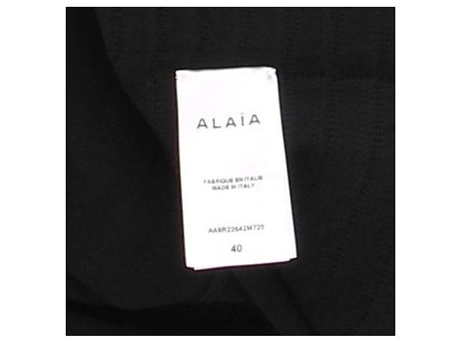 Alaïa Maxikleid Schwarz - Ansicht 6