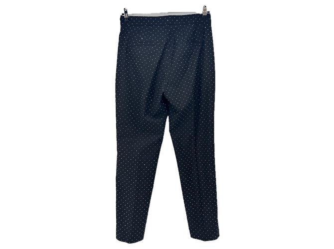 Zadig & Voltaire Pantaloni neri con strass Nero - vista 2