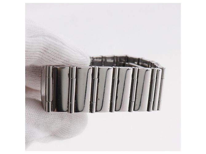 Orologio Omega Constellation Carré in acciaio inossidabile Nero - vista 7