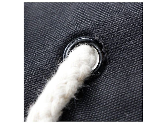 Chanel SOLEIL Canvas Schultertasche Schwarz - Ansicht 11