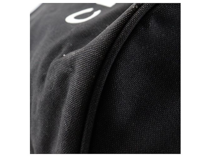 Chanel SOLEIL Canvas Schultertasche Schwarz - Ansicht 4