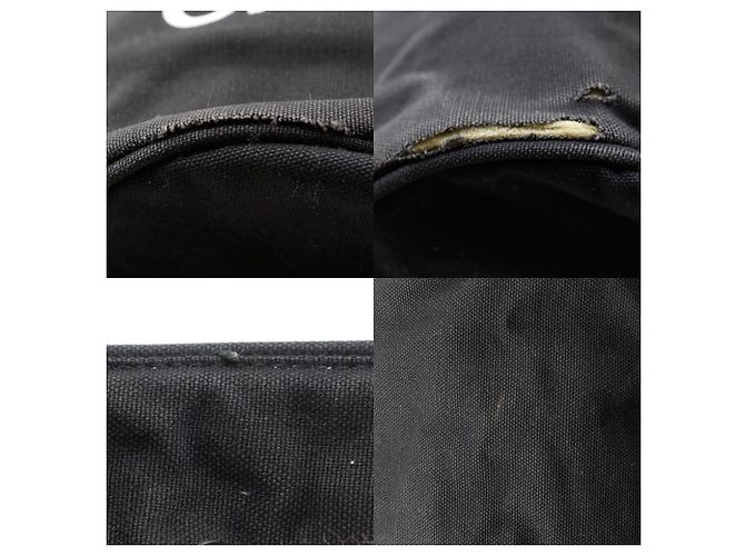 Chanel SOLEIL Canvas Schultertasche Schwarz - Ansicht 9