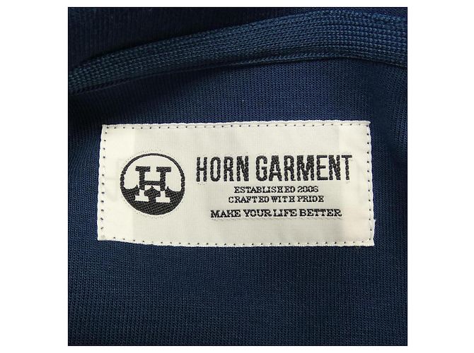 Autre Marque HORN GARMENT Hoodie Blau - Ansicht 4