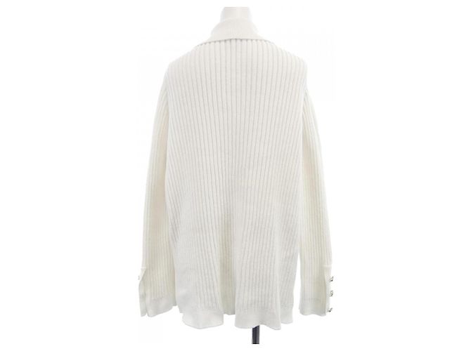 Cardigan in maglia Chanel Bianco - vista 2