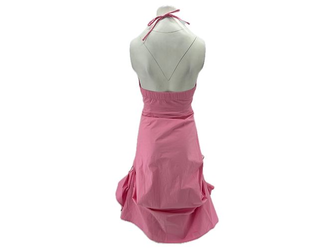 Autre Marque Vestido de algodão rosa NINETY PERCENT XS - vista 2