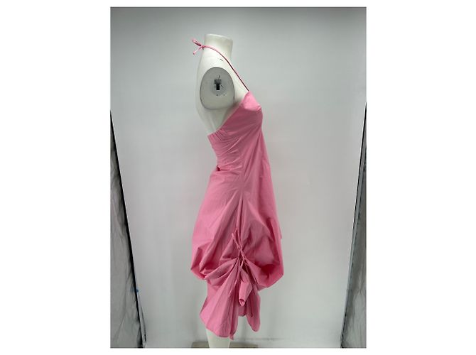 Autre Marque Vestido de algodão rosa NINETY PERCENT XS - vista 3