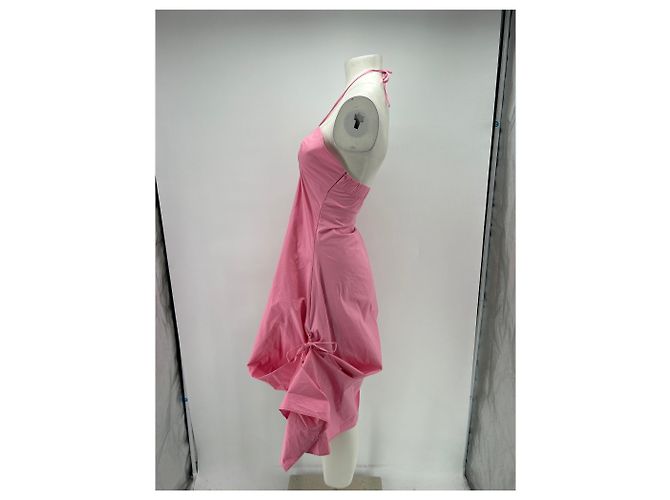 Autre Marque Vestido de algodão rosa NINETY PERCENT XS - vista 4