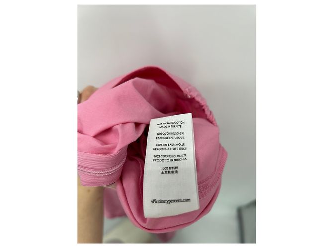 Autre Marque Vestido de algodão rosa NINETY PERCENT XS - vista 7
