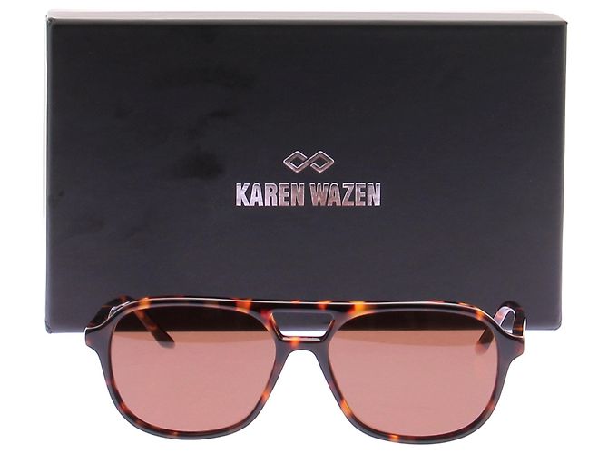 Autre Marque Gafas de sol "Elle" marrones Castaño - vista 7