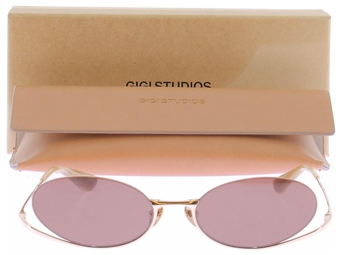 Autre Marque Gafas de sol GIGI STUDIOS Shimmer doradas Dorado - vista 7