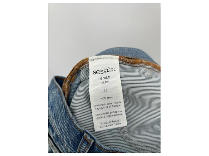 Vaqueros Sessun azules de algodón talla 36 - vista 4
