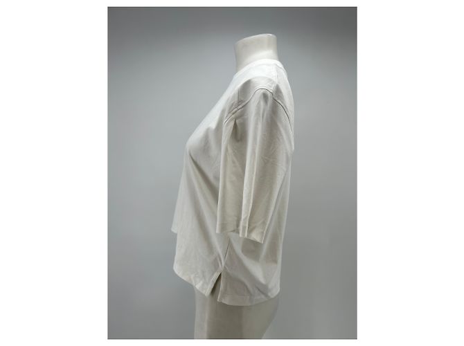 Camiseta blanca de algodón Sessun Blanco - vista 4