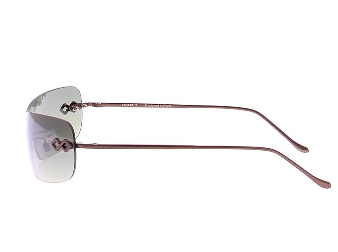 Autre Marque Gafas de sol "Rox" verde transparente - vista 5