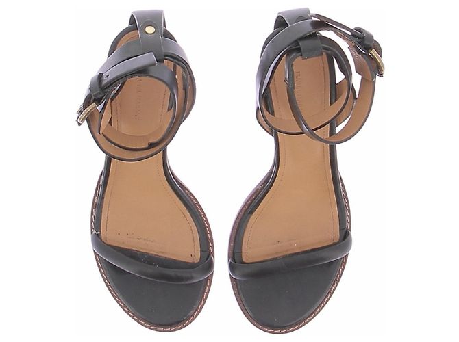 Isabel Marant Leder High Heels Schwarz - Ansicht 6