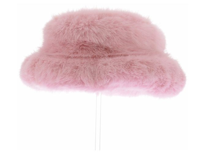 Autre Marque Pompon in pelliccia rosa EMMA BREWIN - vista 2