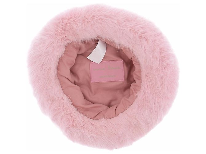 Autre Marque Pompon in pelliccia rosa EMMA BREWIN - vista 6