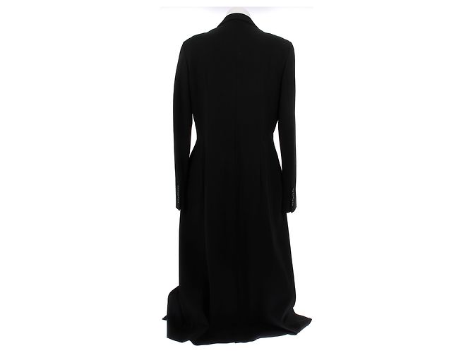 Abrigo negro The Row con forro de seda Talla L - vista 2