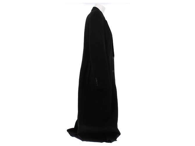 Abrigo negro The Row con forro de seda Talla L - vista 3