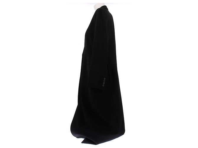 Abrigo negro The Row con forro de seda Talla L - vista 4
