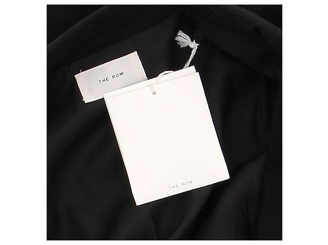 Abrigo negro The Row con forro de seda Talla L - vista 5