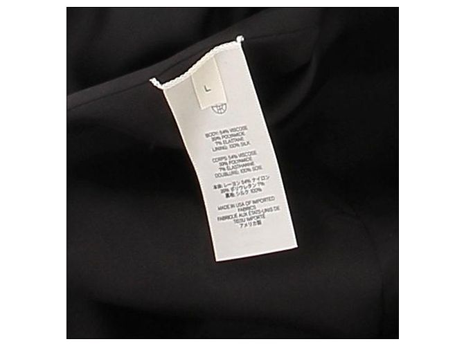 Abrigo negro The Row con forro de seda Talla L - vista 6