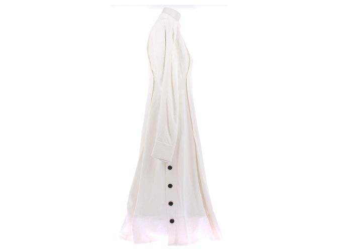 Vestido largo blanco Proenza Schouler - vista 3
