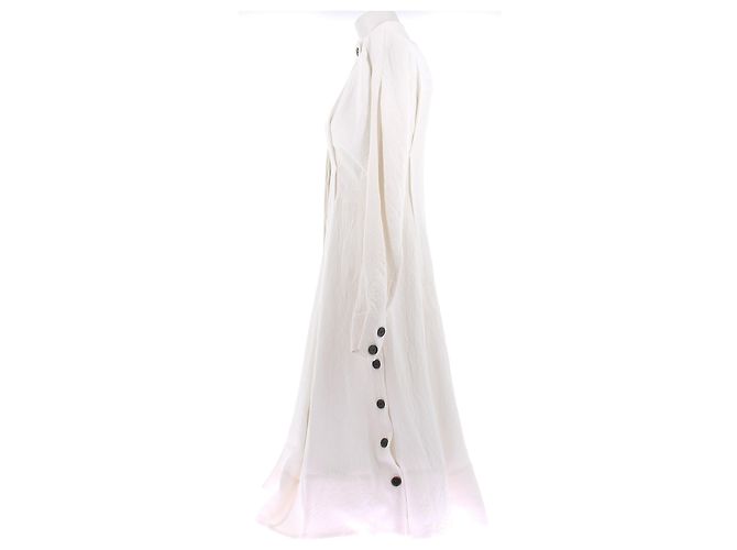 Vestido largo blanco Proenza Schouler - vista 4