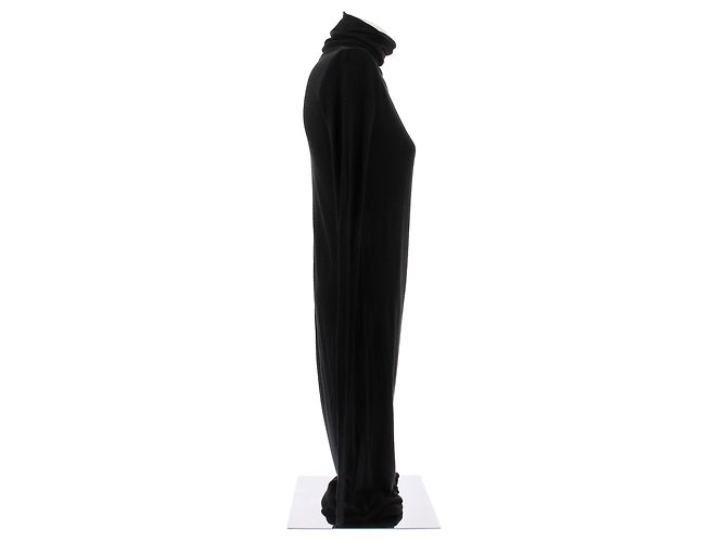 Abito nero a collo alto Rick Owens - vista 3