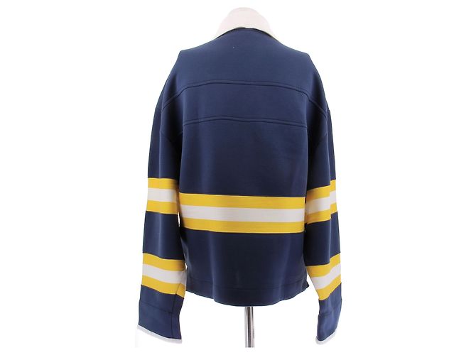 Louis Vuitton Trikoloren Polo aus Baumwolle Marineblau - Ansicht 2