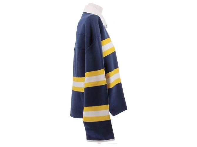 Louis Vuitton Trikoloren Polo aus Baumwolle Marineblau - Ansicht 3