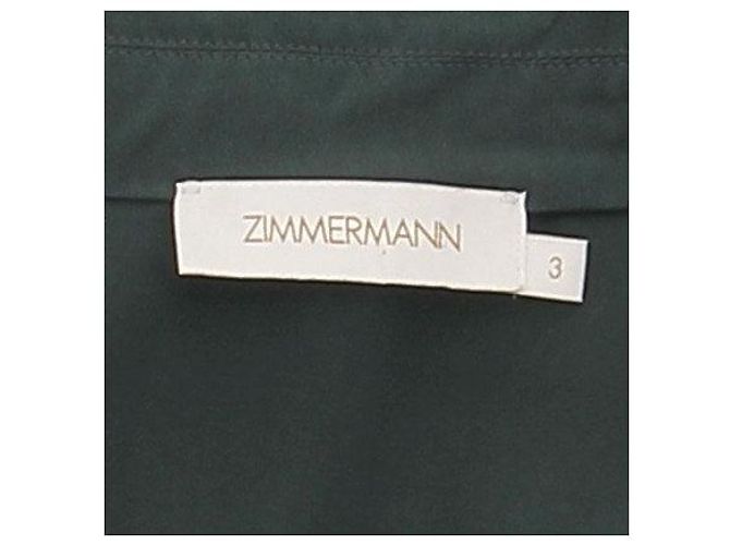 Zimmermann Vestido corto verde oscuro - vista 5