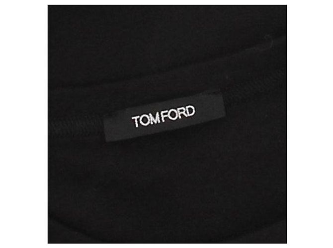 Camiseta de algodón negra Tom Ford Negro - vista 5