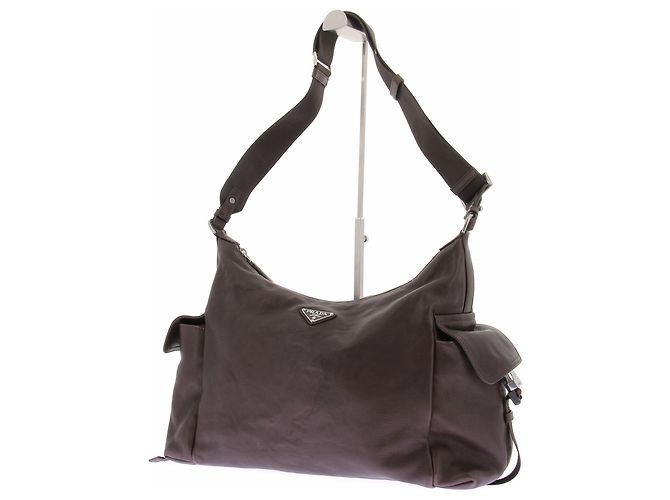 Prada Lederhandtasche "Explore" braun - Ansicht 5