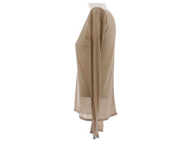 The row Camiseta topo de manga larga Beige - vista 4