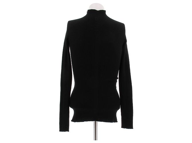 Maglione a collo alto nero Rick Owens - vista 2